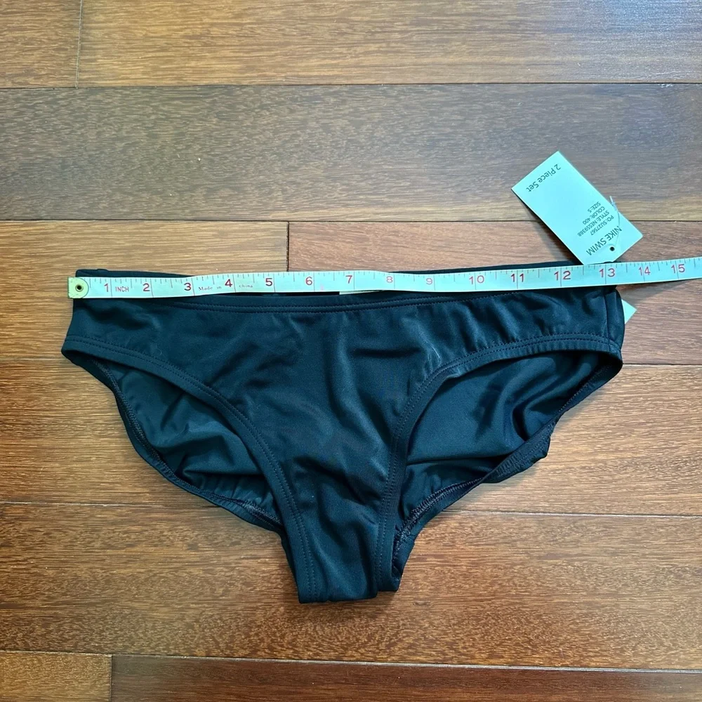 NIKE Laser Stripe Racerback Tankini Swimsuit Blue - Picture 6 of 8